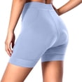 thumbnail image 3 of Shadoumai Padded Bike Shorts Women 4D Padding Cycling Shorts with Pocket Road Mountain Ride Womens Biking Bicycle Biker Shorts, 3 of 6