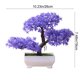 thumbnail image 3 of Flores de simulación de decoración para macetas artificiales de plástico 7,5 pulgadas – maceta con peso, tallos moldeables, arreglo floral sintético sin mantenimiento para oficina en casa, 3 of 7