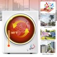 thumbnail image 4 of Portable Dryer, Electric Compact Clothes Dryer with Easy Control Panel, Built-in 5 Automatic Drying Mode and Stainless Steel Tub, Front Load Laundry Dryer for Apartments, Dormitory, White, 4 of 9