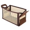 thumbnail image 1 of Visland Hand-woven Bamboo Storage Basket Large Capacity Organizer Multipurpose Foldable Design Laundry Basket with Handle, 1 of 7