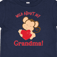 thumbnail image 4 of Inktastic Wild About My Grandma Boys or Girls Baby T-Shirt, 4 of 5