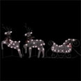 thumbnail image 2 of Pemberly Row Mesh Metal Reindeer & Sleigh Christmas Decoration - Gold, 2 of 7