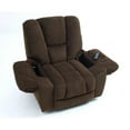 Serta Big & Tall Memory Foam Massage Recliner with USB Charging