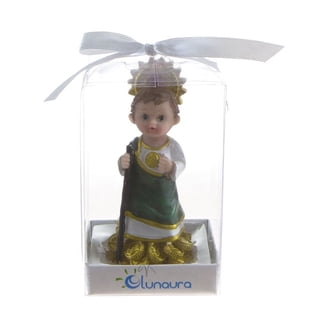 Baby Girl Angel Figurine – Kneeling & Praying With Infant, Perfect For Baptism, Communion & Religious Celebrations