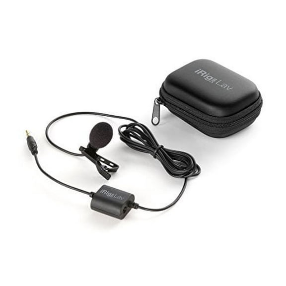 IK Multimedia iRig Mic Lav Compact lavalier Microphone for Smartphones and Tablets