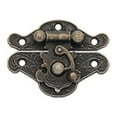 thumbnail image 1 of Antique Vintage Retro Notebook for Suitcase Wooden Jewelry Box Latch Hasp Lock Catch, 1 of 8