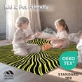 thumbnail image 4 of ODIKA 5'x7' Machine Washable Non-Slip Area Rug, Contemporary Art Inspired Design with Flowing Lines and Angles High Traffic Rug, Black, 375331, 4 of 7