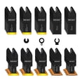 thumbnail image 1 of AMZWEI 50PCS Titanium Oscillating Tool Blades, Curved Edge Oscillating Saw Blades for Metal, Wood, Plastic, Quick Release Multi Tool Blades Compatibl, 1 of 8