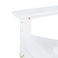 thumbnail image 4 of Christopher Knight Home Zuma Outdoor Contemporary Acacia Wood Foldable Adirondack Chair by  White 1, 4 of 5