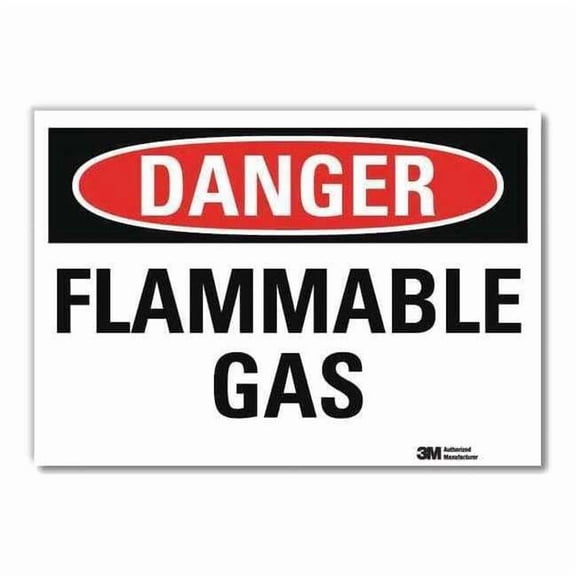 Lyle Danger Sign,10inx14in,Reflctv Sheeting U3-1476-RD_14X10