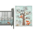 thumbnail image 1 of Bedtime Originals Woodland Friends 3-Piece Animals Mint/Gray Crib Bedding Set, 1 of 7