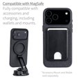 thumbnail image 4 of Dockem Funda de Cuero Sint&eacute;tico para iPhone 17 Pro MAX Compatible con MagSafe, con Bot&oacute;n Capacitivo de Control de C&aacute;mara (MSVL, Negro Carb&oacute;n), 4 of 7
