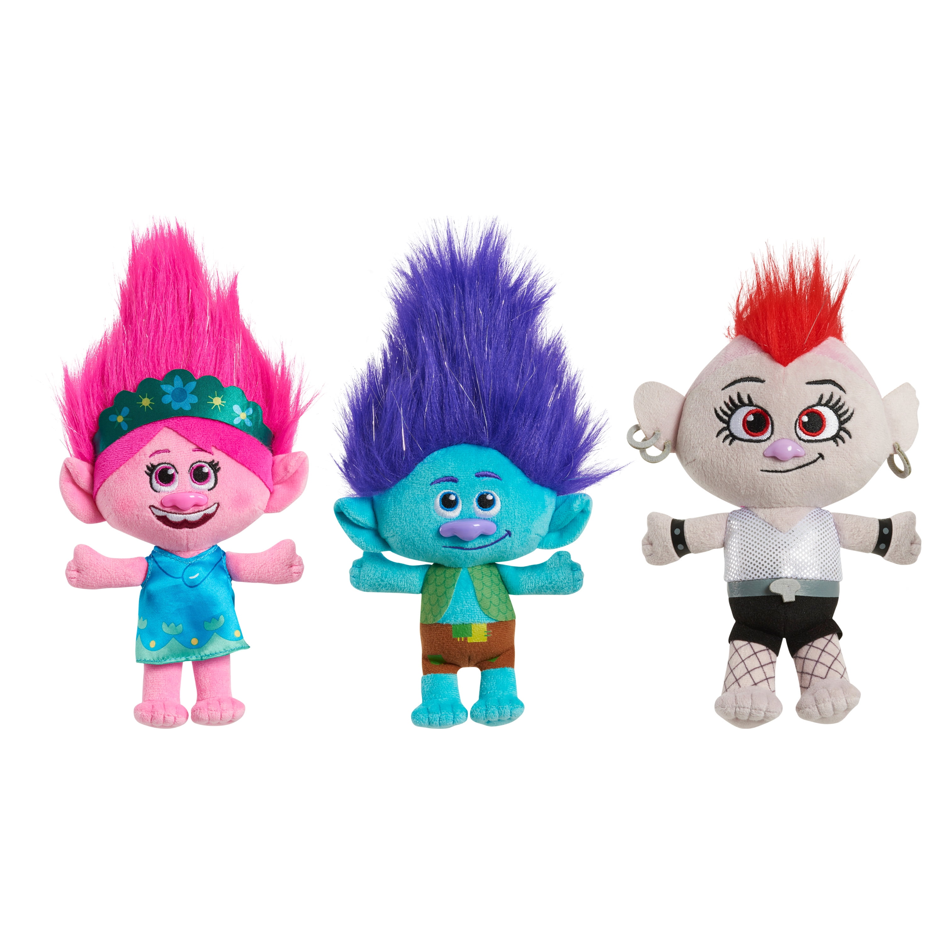 Dreamworks Movie Trolls World Tour POPPY BRANCH BARB Plush Doll Toy Kids Gift
