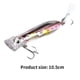 thumbnail image 1 of Crankbaits de 10,5 cm/28g, señuelos de pesca afilados para artes de pesca (rosa) Sywqhk Para Estrenar, 1 of 4