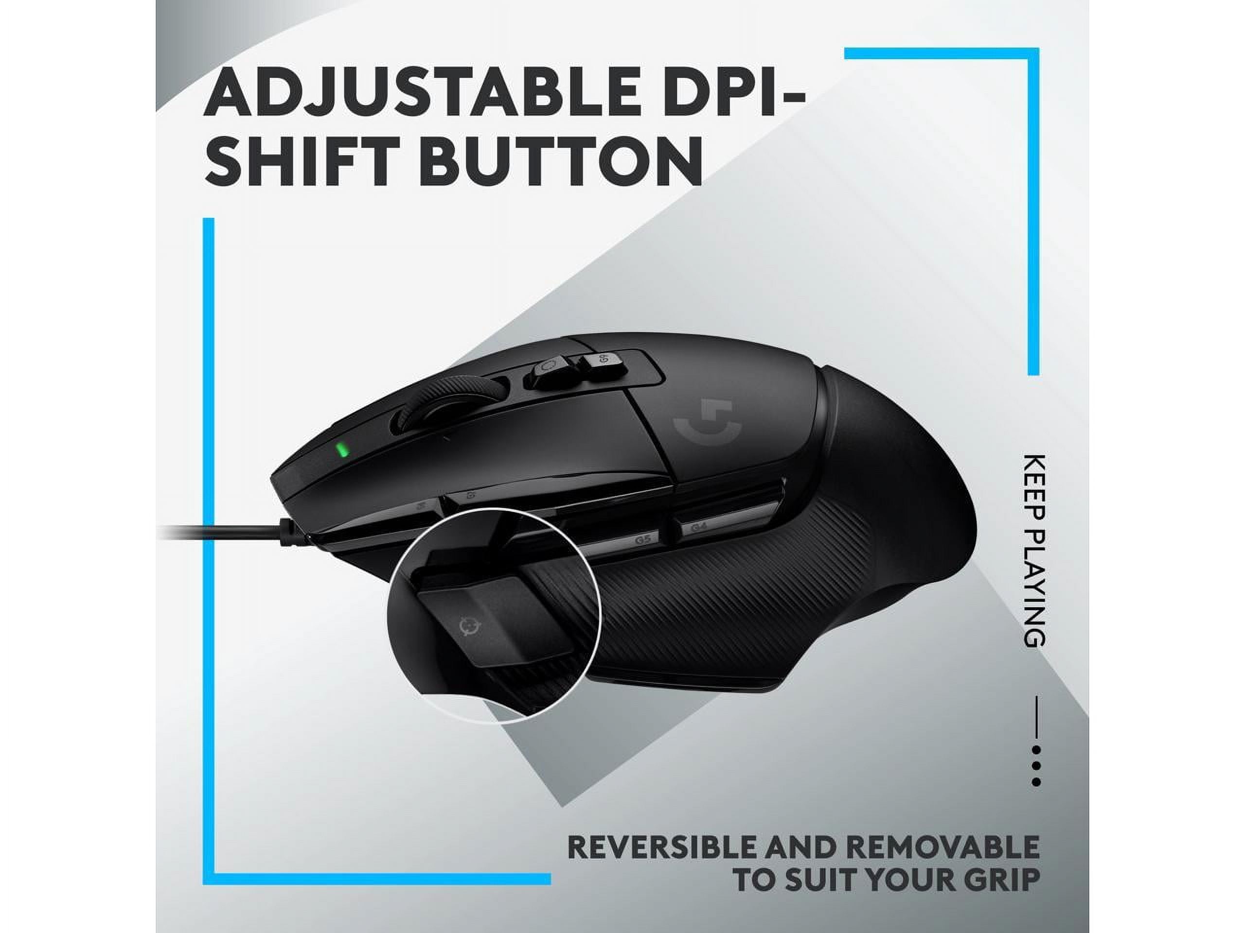 Logitech G502 X HERO Wired Gaming Mouse - Optical - USB
