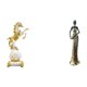 thumbnail image 1 of Figura de caballo, estatua moderna, colección de adornos de mesa, escultura animal para dormitorio, centro de mesa, chimenea, sala de estar, escritori, 1 of 8