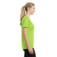thumbnail image 3 of Sport-Tek Ladies PosiCharge Competitor V Neck Tee-L (Lime Shock), 3 of 6
