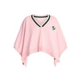 thumbnail image 3 of No Boundaries Varsity Cropped Sweater, Lightweight, Women's S-3XL, 3 of 5