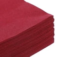 thumbnail image 4 of 50 servilletas desechables para cócteles, bebidas, papel de cocina, restaurante, hogar, boda, fiesta, color rojo oscuro, 4 of 7
