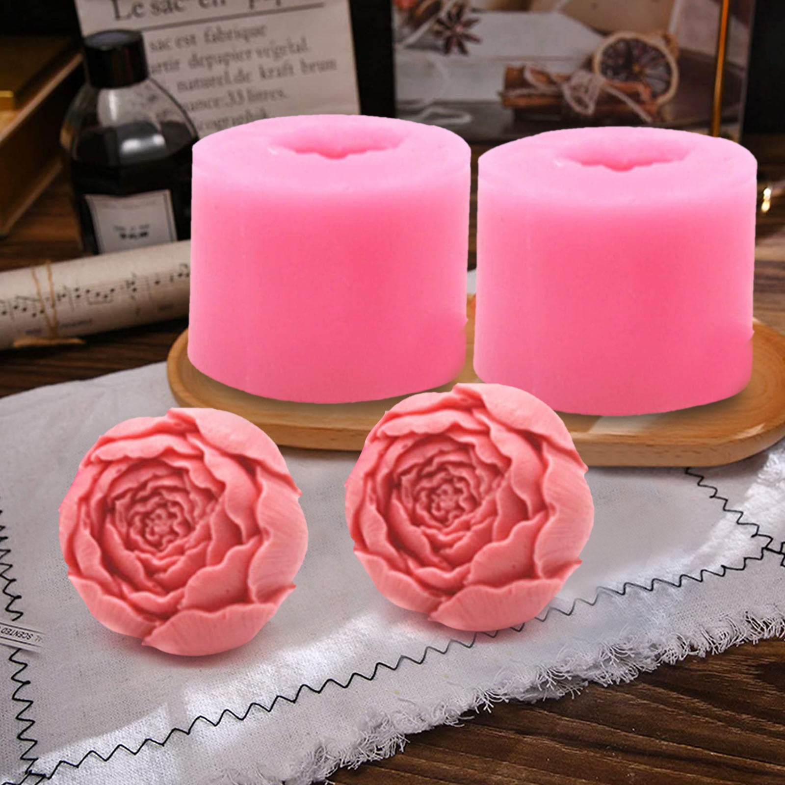 Large Rose Ball Candle Pink Mold In Showers With 3D Flowers Silicone Resin  Casting Pink Mold In Shower Perfect For DIY Crafts And Valentines Day Gifts  From Xiaodanta, $17.12