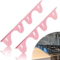 thumbnail image 1 of Couvercles d'Écart de Cuisinière en Acier Inoxydable, 2 Pack Résistant à la Chaleur, Remplisseur d'Écart de Cuisinière Rétractable, Kit de Garniture à Longueur Réglable pour Écarts entre le Dessus et le Comptoir des Cuisinières, 1 of 7