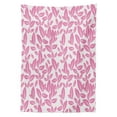 thumbnail image 3 of Ambesonne Flower Tablecloth Rectangular Table Cover, Big Pink Petals, 60"x84", Pale Pink White, 3 of 4