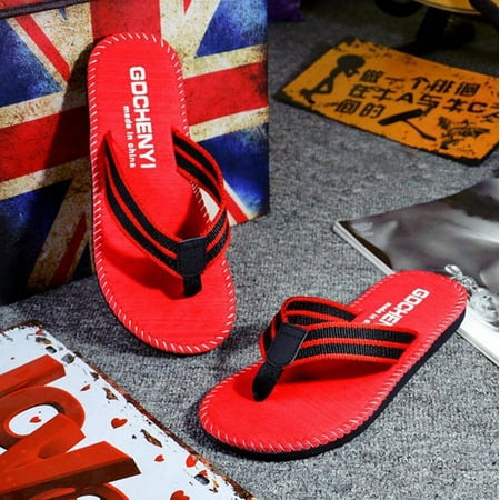 

WANYNG Men Summer Flip Flops Shoes Sandals Male Slipper Flip-flops Boots Mens Slippers Mukluks Slippers for Men Boot Slippers