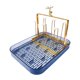 thumbnail image 1 of Rejilla para secar tazas, escurridor de vasos, antiarañazos, secador de botellas, soporte para escurridor de tazas de café para el hogar, encimera, Gris ahumado, 1 of 8