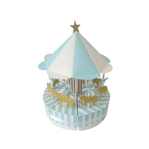 Boîte à Bonbons Carousel pour Bébé, Décoration de Table de Mariage, Anniversaire, Centre de Table, Chocolat
