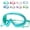 Blue-green, variant on My Cool Summer Clip on Goggles, HD Waterproof and Anti-Fog Swimming Goggles for Ages 2-14