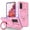 Pink, variant on TECH CIRCLE Case for Samsung Galaxy S20 FE (6.5") - [Sliding Cover for Camera Protection] [Compatible with MagSafe] Shockproof Multifunctional Shell Case with Hidden Kickstand/Phone Ring Holder,White