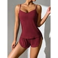 thumbnail image 5 of Ekouaer Womens Sleepwear Sexy Pajama Set Camisole Short Sets Soft Lingerie Pjs Sleep Cami 2 Piece Nightwear, 5 of 7