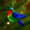 thumbnail image 5 of Luxcidy Color Bird Acrylic Hanging Ornament, Artificial Realistic Birds, Acrylic Hummingbird Christmas Ornament, for Christmas Tree Home Outdoor Wreath Arts Decoration, 5 of 5