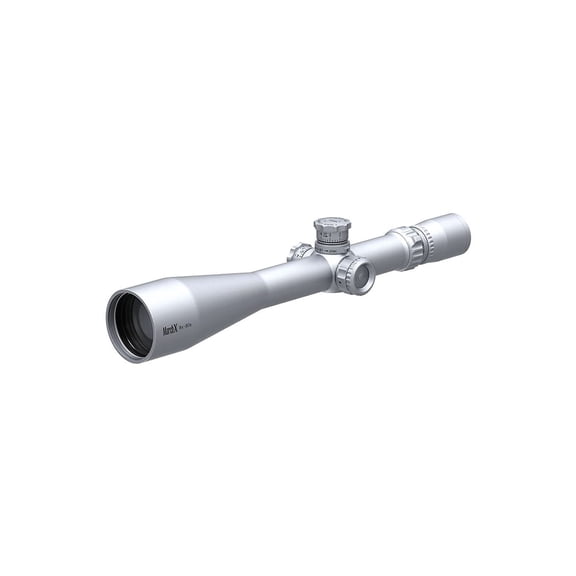 March X Sporting 8-80x56mm Riflescope, Silver, SFP MTR-1 Reticle, 1/8 MOA, 4-Level Illumination, Middle Wheel (D80V56STI-MTR-1)