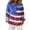 Royal Blue, variant on Domzest Womens 250th Anniversary Usa Shirt 4th Of July Graphic Tshirts Patriotic V Neck Long Sleeve Butoon Down Shirts Wine XL