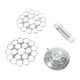 thumbnail image 1 of Soporte para arreglos florales, rejilla floral, suministros reutilizables, ramo redondo, giro DIY 12mm 20 agujeros, 1 of 9