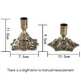 thumbnail image 6 of 2pcs Candlestick Holders,Taper Candle Holder for Candlesticks Gold Brass Vintage Candle Metal Stick Candle Holders, 6 of 10