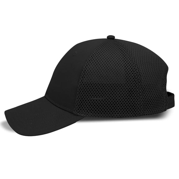 Airsoft Trucker Hats for Big Heads (Black)