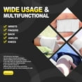thumbnail image 6 of ZHUYING Self Adherent Bandages Wrap 12 Rolls, 2 Inches x 5 Yards, First Aid Tape, Elastic Self Adhesive Tape, Athletic, Sports wrap Tape, Bandage Wrap for Sports, Wrist - White, 6 of 6