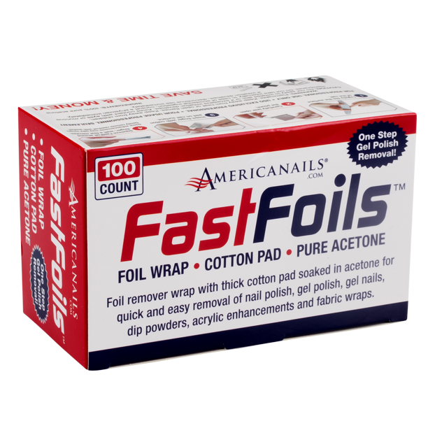 Americanails FastFoils One Step Nail Polish Remover, Gel Polish