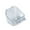Clear, variant on PP Bird Bath Tub for Cage, Hanging Birdbath Shower Box with Stand for Small Birds Parrot Conure Lovebird