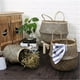 thumbnail image 4 of Cesta de retazos para flores de jardín, ropa sucia y más, plegable, de algas marinas, 4 of 5