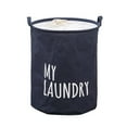 thumbnail image 2 of Laundry Basket Waterproof  Foldable  Drawstring Freestanding Handle  Thickened Dirty Clothes Sundries Toys Storage Bag for Home, 2 of 8