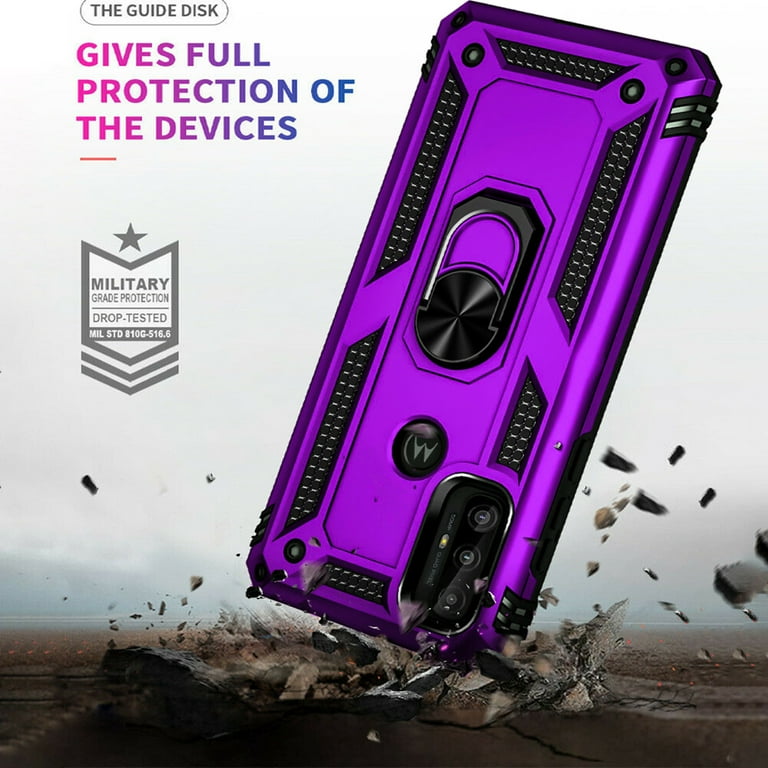 Custodia Completa Motorola Moto G Power 2021 Con Kickstand E Vetro Temperato Incluso