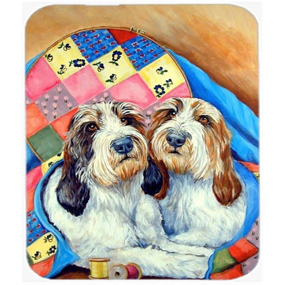 9.5 x 8 in. Petit Basset Griffon Vendeen PBGV Mouse Pad, Hot Pad or Trivet