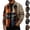 Saffron, variant on HAJWOH Mens Halloween Corduroy Jacket with Lapel Loose Fit Long Sleeve Fall Winter Coat