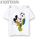 thumbnail image 3 of Camiseta de algodón de verano para niños con estampado de Mickey Mouse y dibujos animados multicolores de Kickball, ropa de manga corta para niños, 3 of 5