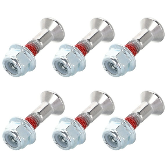 WEAVILUX Motorcycle Chain Safety Bolts and Nuts Kit Wear Resistant 6 Sets Replacement Parts