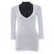 thumbnail image 3 of Playera Para Mujer K-SWISS Cuello V Manga Larga Blanco Talla G, 3 of 4