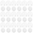 thumbnail image 1 of Mobutofu 20 Pcs Pot à Biscuits en Plastique Rond en Forme de Boule pour Décoration Bricolage Usage Domestique, 1 of 8